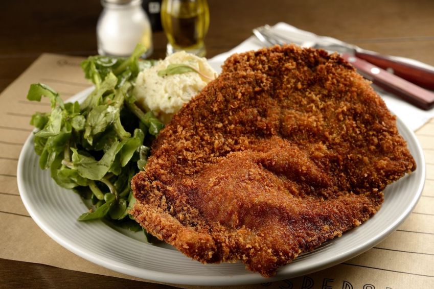 Milanesa de angus do Hospedaria / Wellington Nemeth