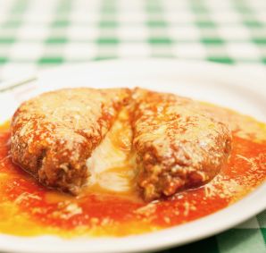 Polpettone à parmegiana do Jardim de Napoli