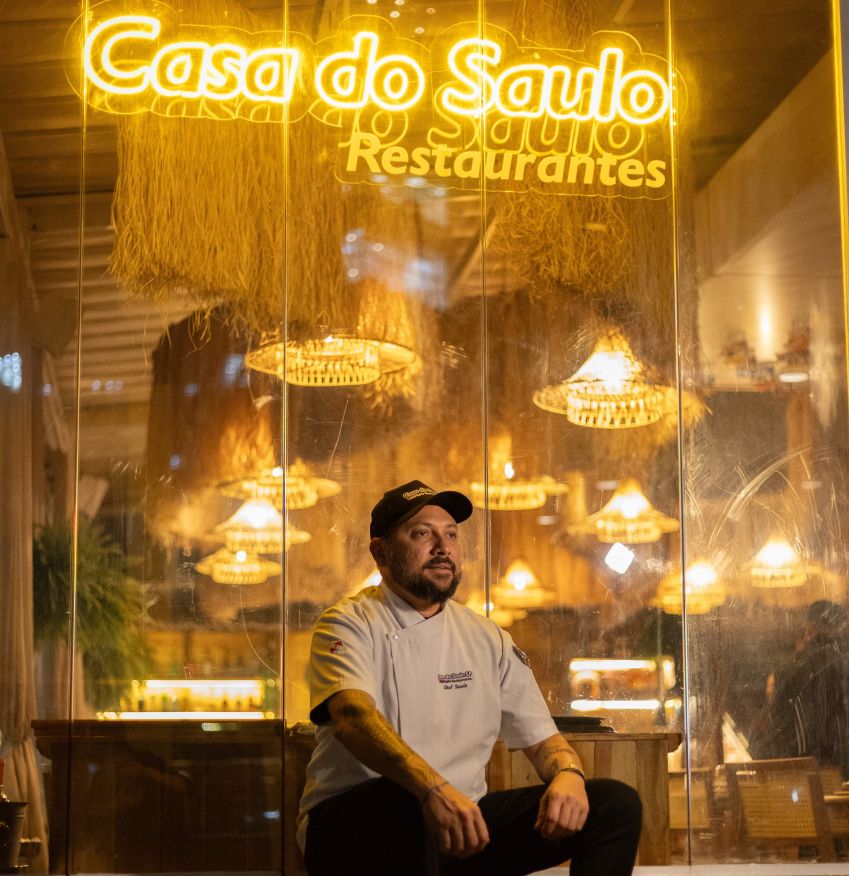 Saulo Jennings é o nome por trás dos restaurantes Casa do Saulo / Emily Moreira