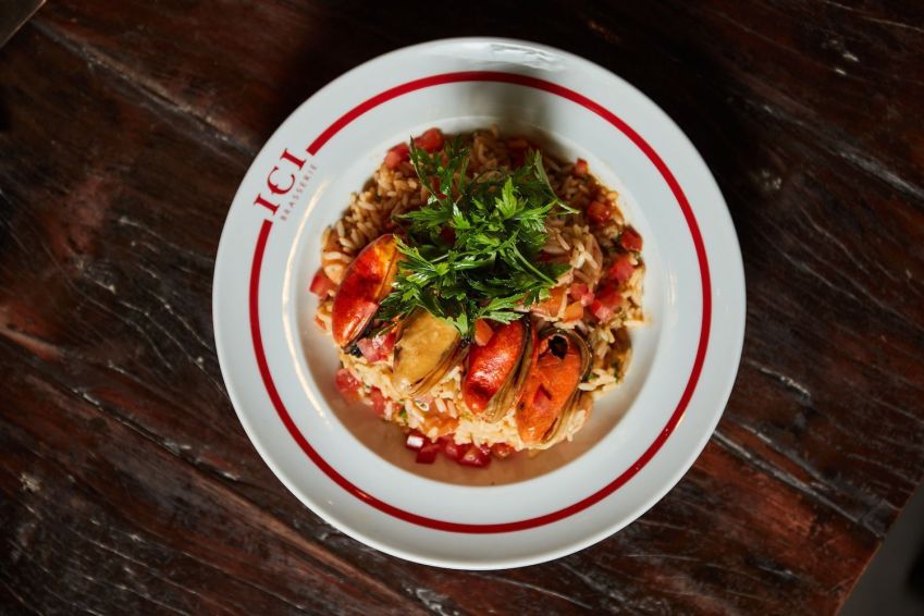 Arroz do Mar do ICI Brasserie • Divulgação