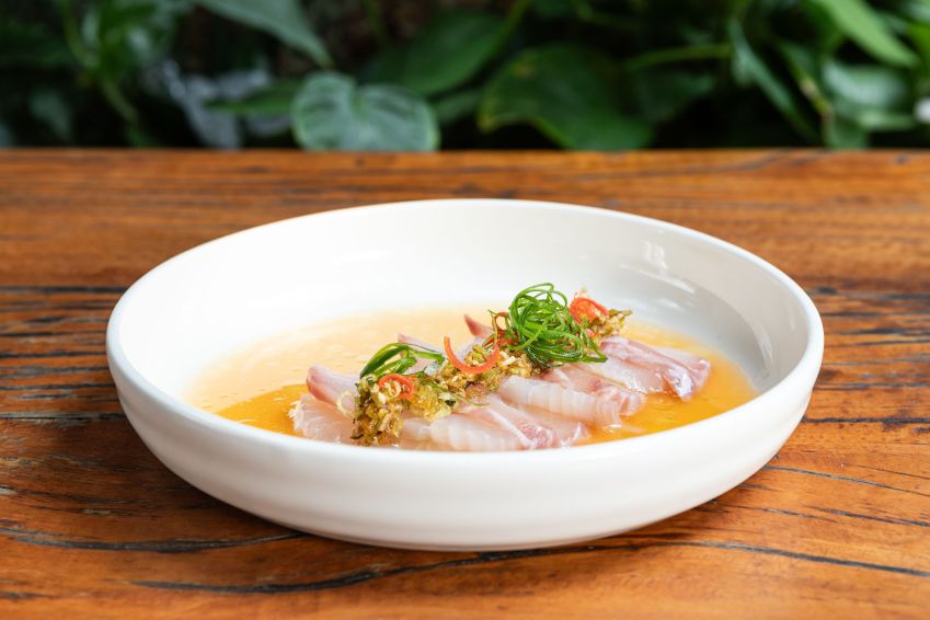 Crudo de peixe branco • Flavio Teperman